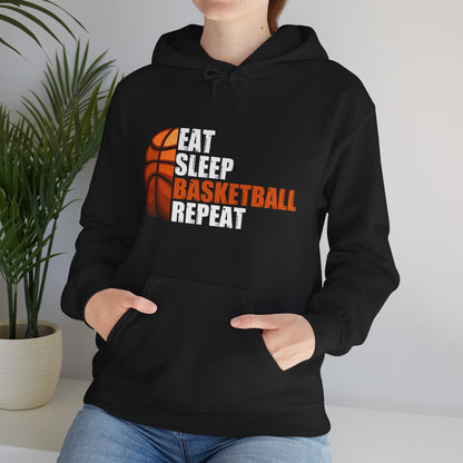 Basketball Hoodie, Eat Sleep Basketball Repeat, Basketball Player Women Men Hoodie