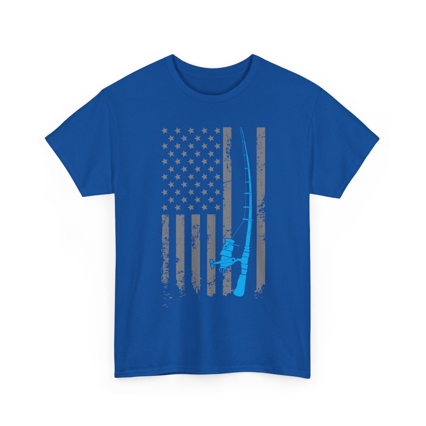 American Flag Fishing T-Shirt, Fishing Rod, Fisherman Fishing Season Lovers Shirt