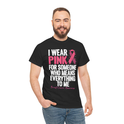 Breast Cancer Awareness T-Shirt, I Wear Pink Ribbon, Breast Cancer Warriors Women Shirt