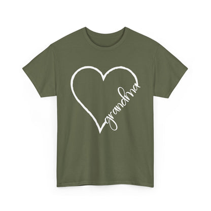 Grandma Shirt, Heart Grandmother, Gigi Mother's Day Granny Gifts T-Shirt