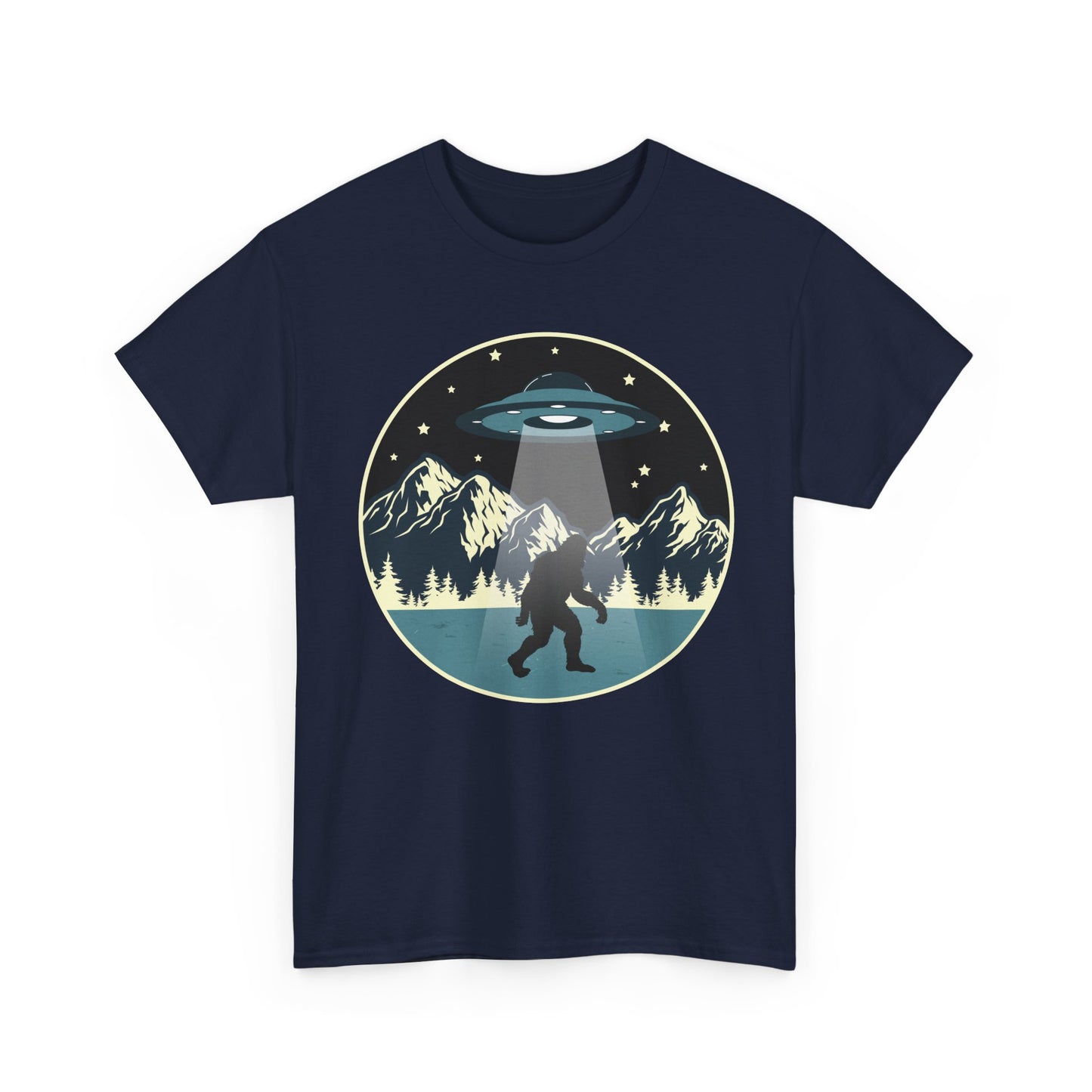 Bigfoot Shirt Bigfoot Abduction, Sasquatch Alien Space Lovers Gifts Shirt