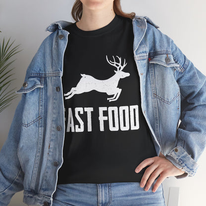 Deer Hunting Fast Food T-Shirt, Deer Hunting Lovers Hunting Season Hunter Dad Men T-Shirt