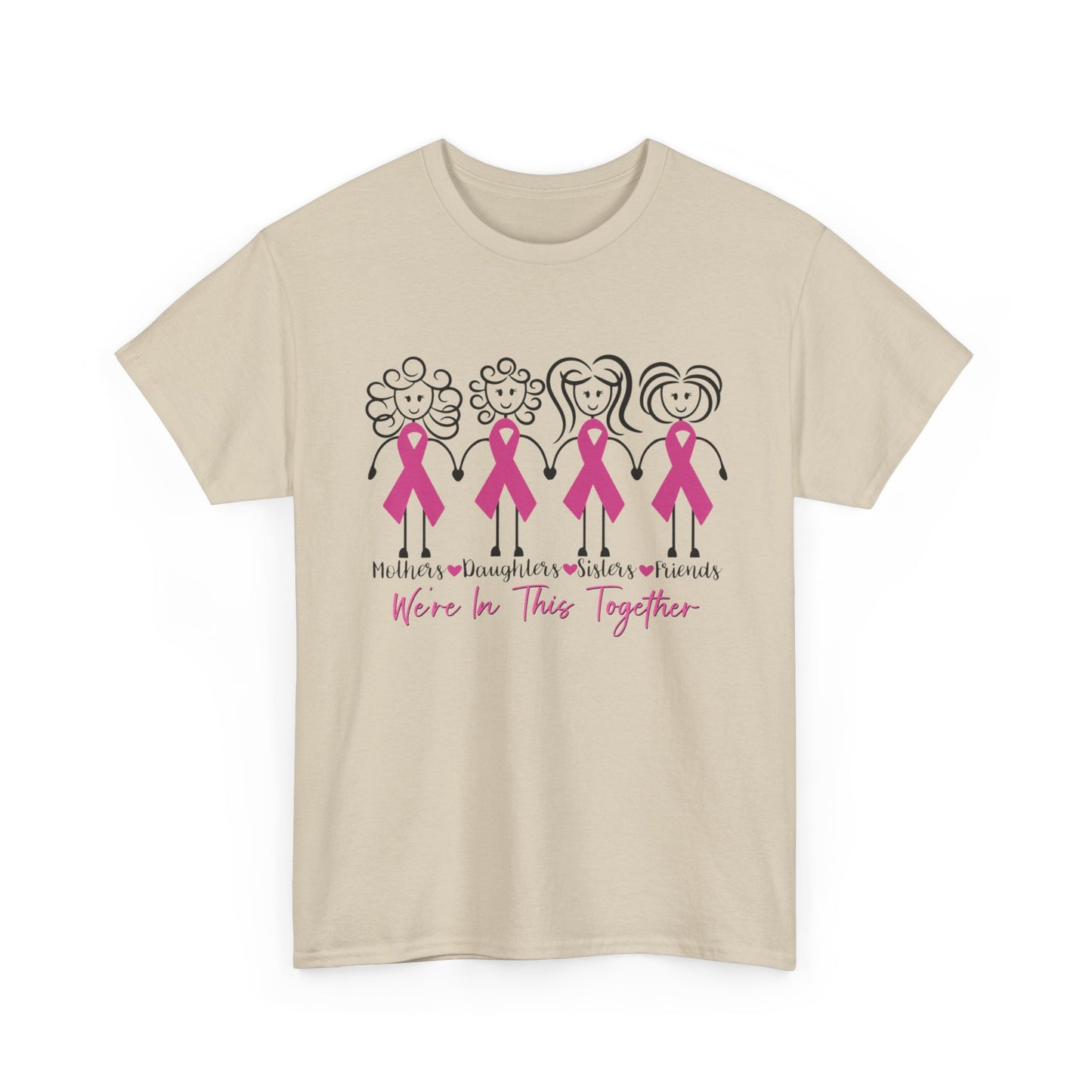 Breast Cancer We're in This Together Shirt, Breast Cancer Awareness Women Mom Shirt
