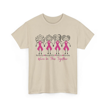 Breast Cancer We're in This Together Shirt, Breast Cancer Awareness Women Mom Shirt