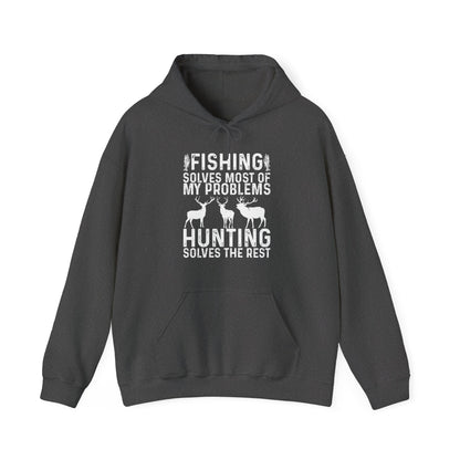 Fishing & Hunting Hoodie, Fishing Hunting Lovers Gifts, Fisherman Hunter Hoodie