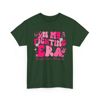 Breast Cancer Awareness T-Shirt, In My Fighting Era, Breast Cancer Awareness Women Men T-Shirt