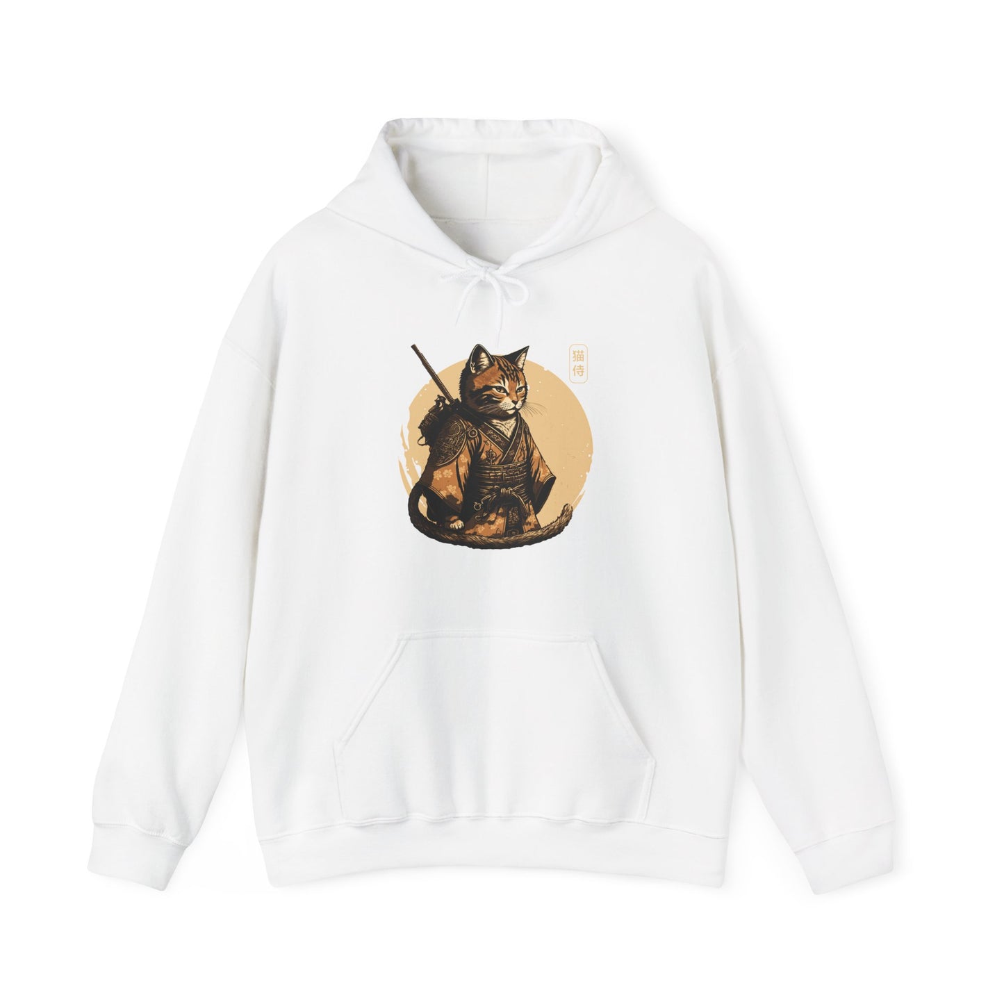 Ninja Cat Hoodie, Japanese Samurai Cat, Japanese Culture Lovers Gifts Women Men Hoodie