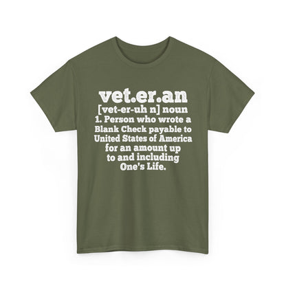 Veteran Definition Shirt, Veteran Dad Grandpa, Veterans Day Patriotic Shirt