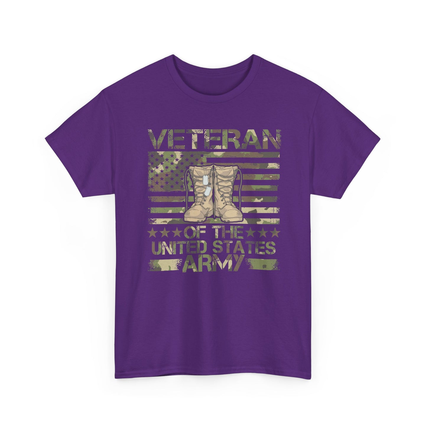 Veterans Day Shirt, Veteran Camo American Flag, Veteran Dad Men T-Shirt