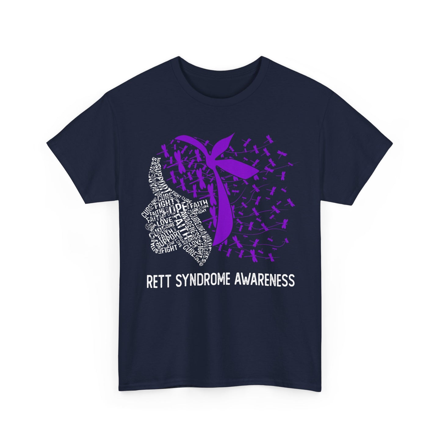 Faith Hope Love Tee Support Rett Syndrome Awareness T-Shirt