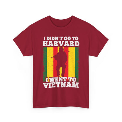 Veterans Shirt, I Didn't Go to Harvard I Went To Vietnam, Veterans Day Men Shirt
