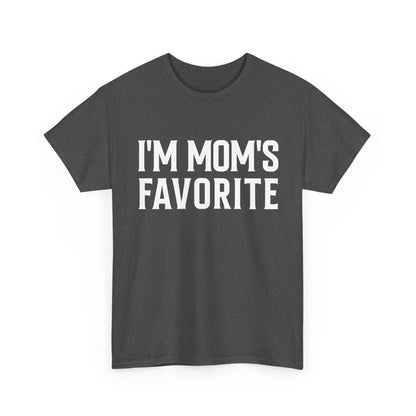 Mom T-Shirt, I'm Mom's Favorite, Funny Kid Saying Birthday Kids T-Shirt
