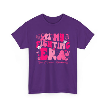 Breast Cancer Awareness T-Shirt, In My Fighting Era, Breast Cancer Awareness Women Men T-Shirt