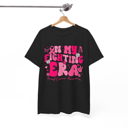 Breast Cancer Awareness T-Shirt, In My Fighting Era, Breast Cancer Awareness Women Men T-Shirt