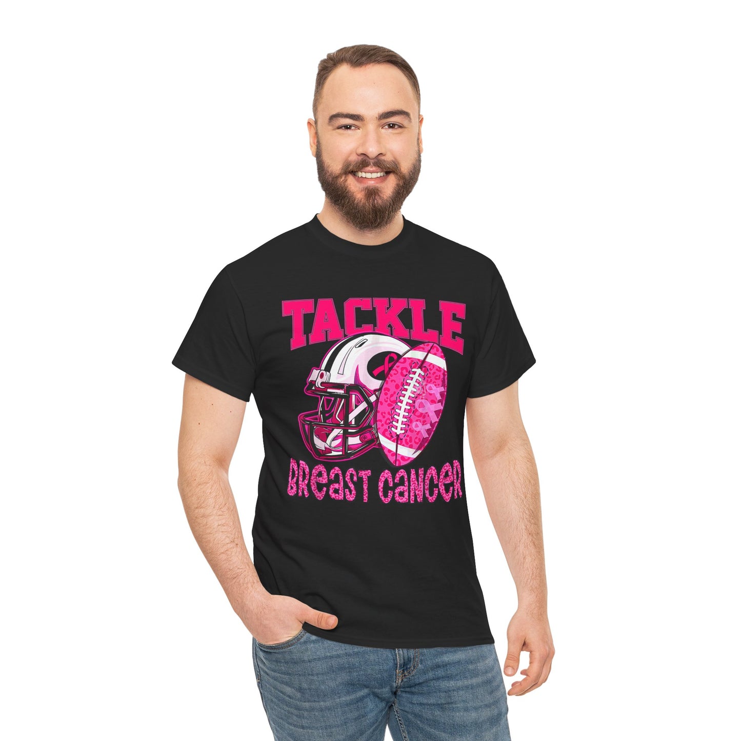Breast Cancer Awareness T-Shirt, Tackle Breast Cancer Awareness Month T-Shirt