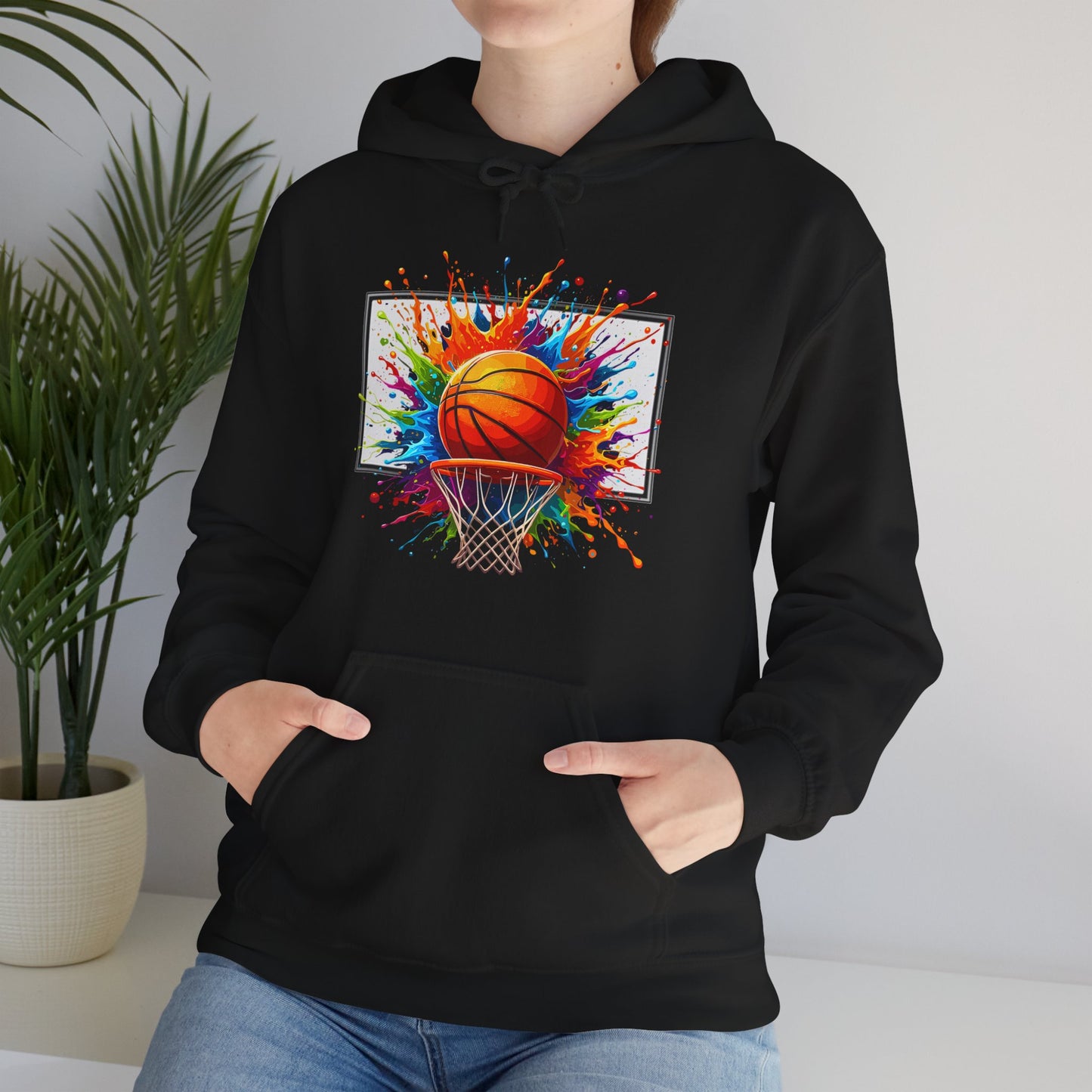 Basketball Hoodie, Basketball Player, Basketball Sports Lovers, Basketball Colorful Hoodie