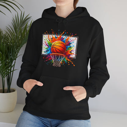 Basketball Hoodie, Basketball Player, Basketball Sports Lovers, Basketball Colorful Hoodie