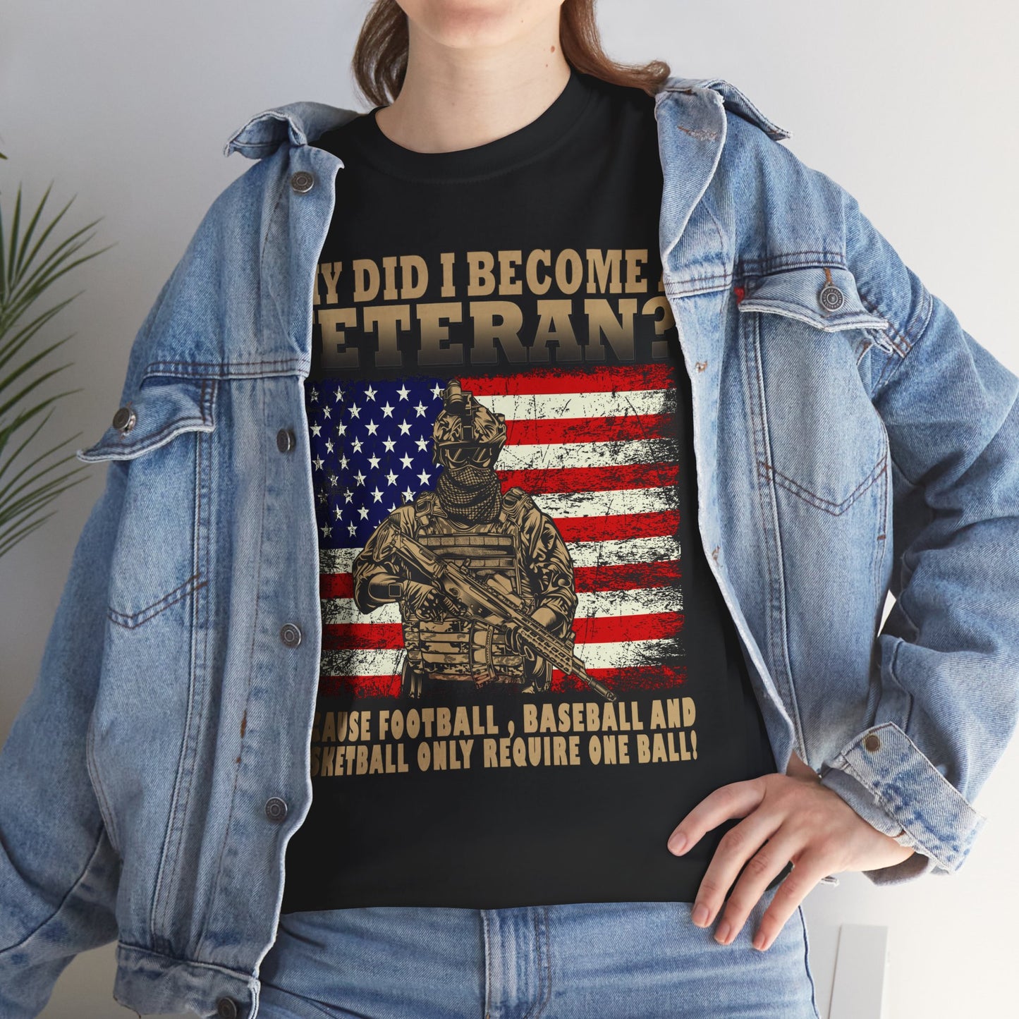 Veteran Shirt, Why Did I Become a Veteran?, Veterans Day Dad Grandpa Gifts Shirt