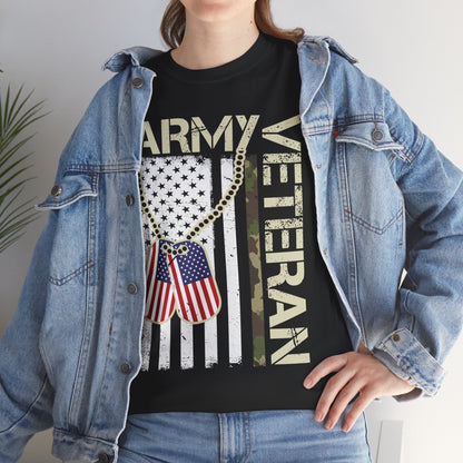 Veteran American Flag T-Shirt, Veteran's Day Independence Day Men Dad Shirt