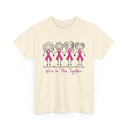 Breast Cancer We're in This Together Shirt, Breast Cancer Awareness Women Mom Shirt
