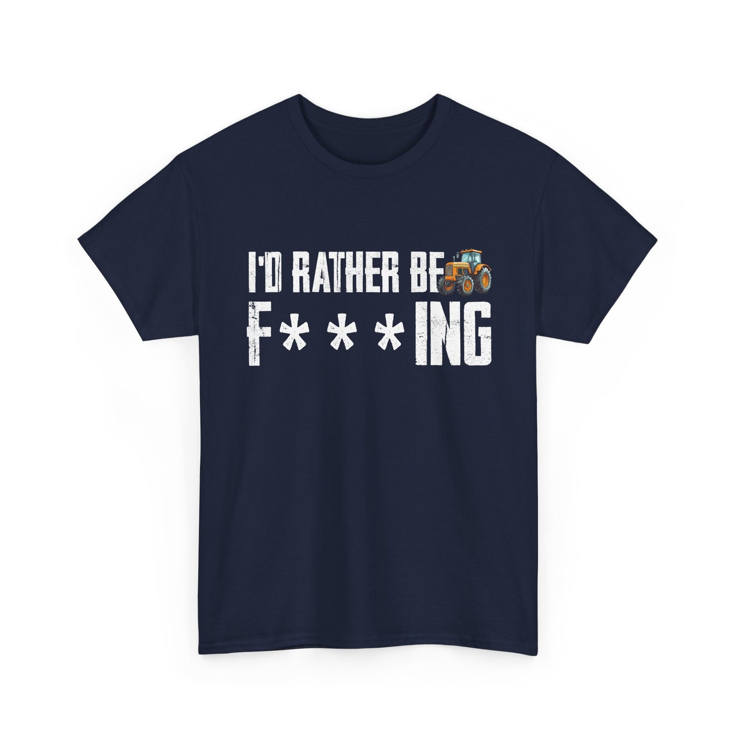 Farming Shirt, I'd Rather Be Farming, Farmer Farm Lovers Tractor Gifts T-Shirt