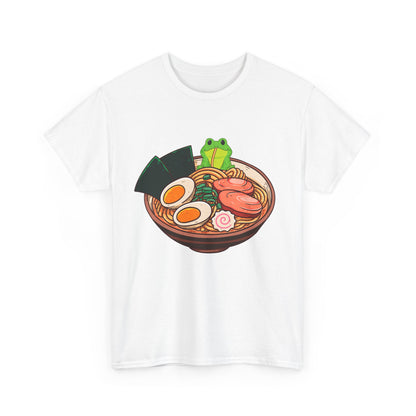 Kawaii Frog Shirt, Kawaii Frog Eating Ramen, Japanese Food Lovers Women Men T-Shirt