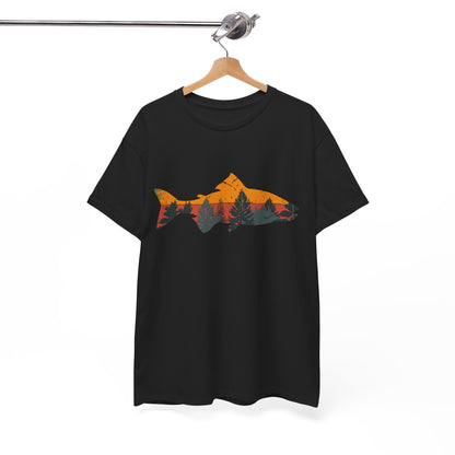 Fishing Shirt, Fisherman Fishing Season Lovers Gifts, Nature Outdoor Fish T-Shirt