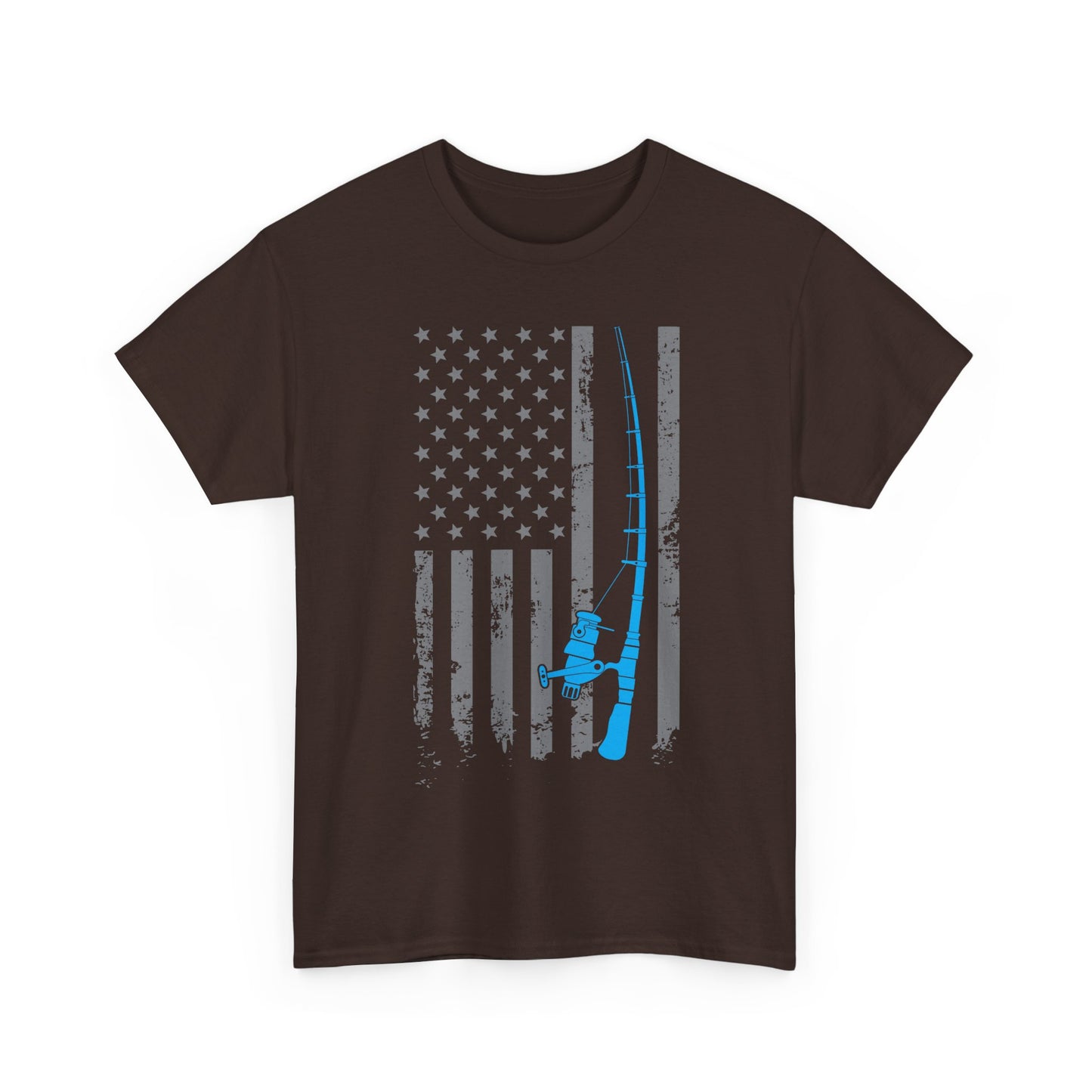 American Flag Fishing T-Shirt, Fishing Rod, Fisherman Fishing Season Lovers Shirt