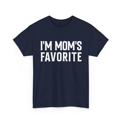 Mom T-Shirt, I'm Mom's Favorite, Funny Kid Saying Birthday Kids T-Shirt