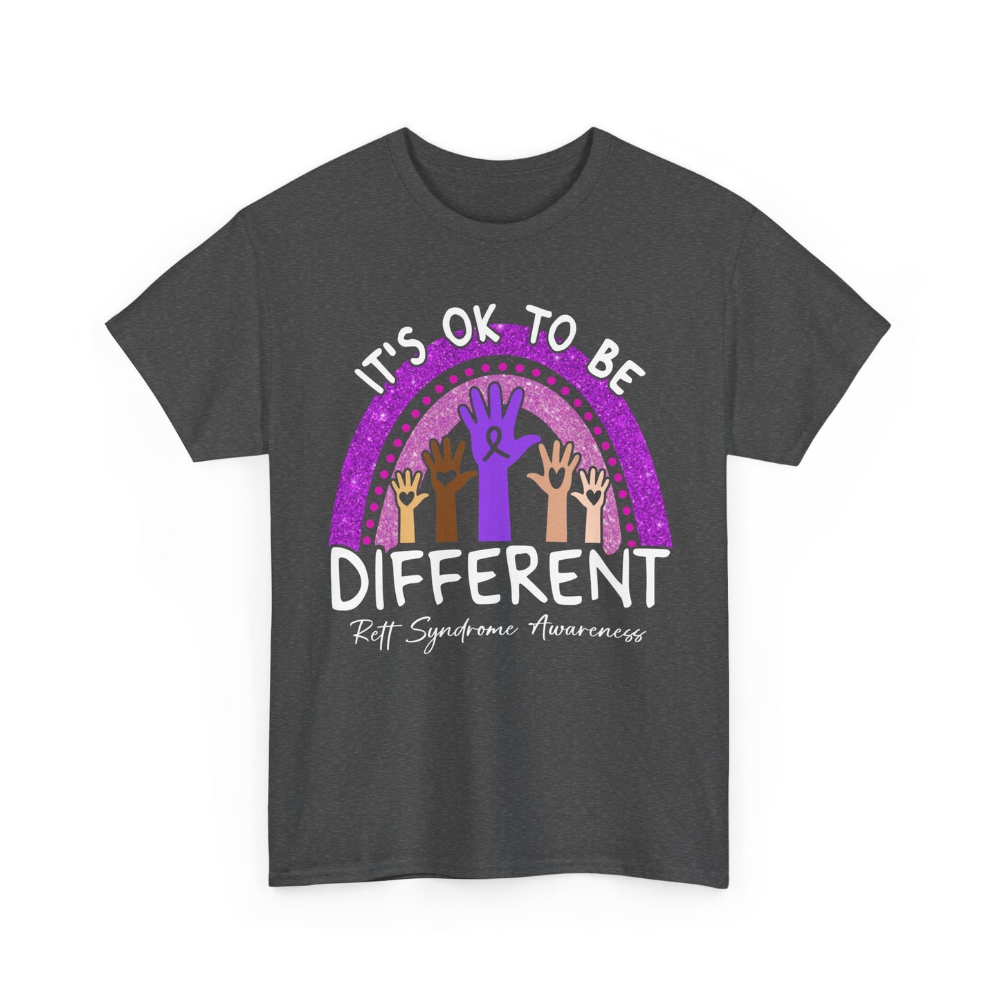 It's Ok To Be Different Rett Syndrome Awareness T-Shirt