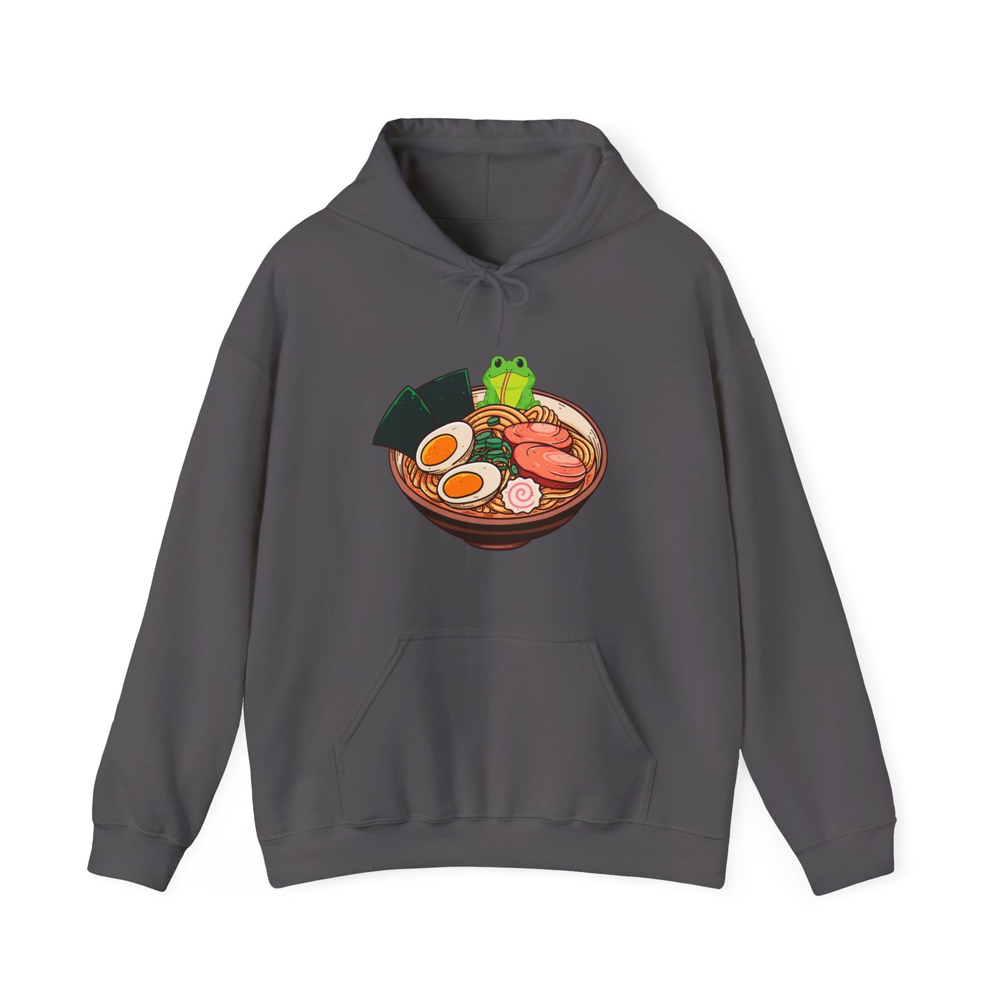 Kawaii Frog Shirt, Kawaii Frog Eating Ramen, Japanese Food Lovers Women Men T-Shirt
