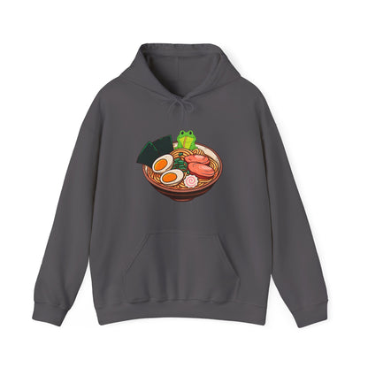Kawaii Frog Shirt, Kawaii Frog Eating Ramen, Japanese Food Lovers Women Men T-Shirt