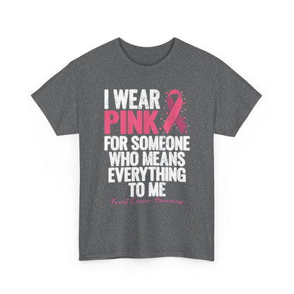 Breast Cancer Awareness T-Shirt, I Wear Pink Ribbon, Breast Cancer Warriors Women Shirt