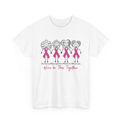 Breast Cancer We're in This Together Shirt, Breast Cancer Awareness Women Mom Shirt