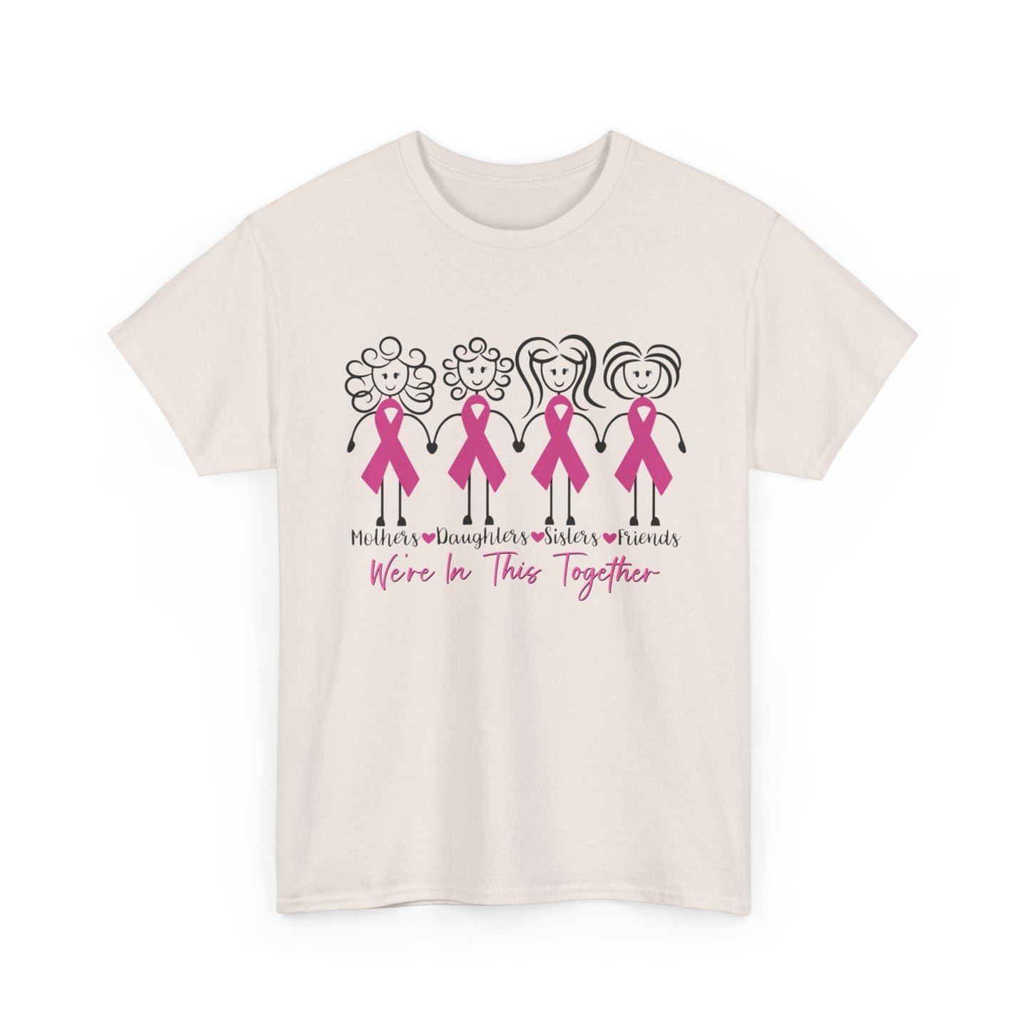 Breast Cancer We're in This Together Shirt, Breast Cancer Awareness Women Mom Shirt