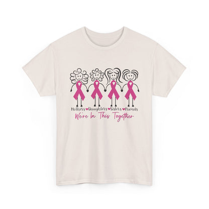 Breast Cancer We're in This Together Shirt, Breast Cancer Awareness Women Mom Shirt