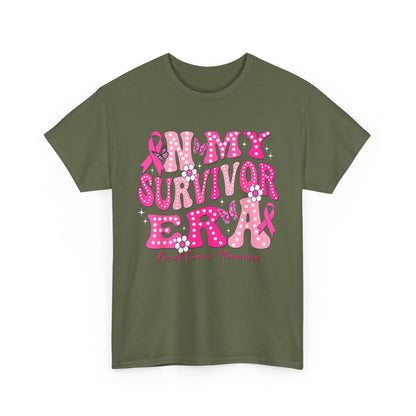 Breast Cancer Awareness Shirt, In My Survivor Era, Breast Cancer Warriors Pink Ribbon Shirt