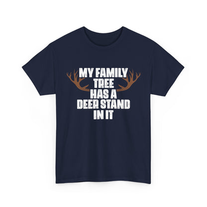 Deer Hunting Shirt, My Family Tree Has A Deer Stand In It Hunting Season Lovers Hunters Funny T-Shirt