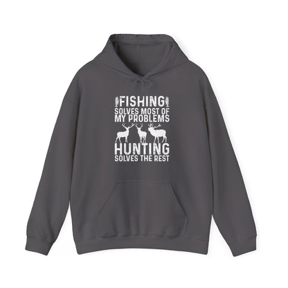 Fishing & Hunting Hoodie, Fishing Hunting Lovers Gifts, Fisherman Hunter Hoodie