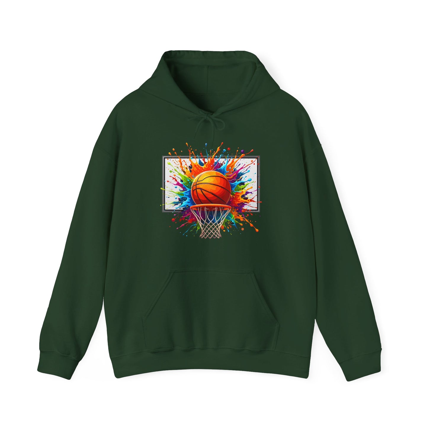 Basketball Hoodie, Basketball Player, Basketball Sports Lovers, Basketball Colorful Hoodie