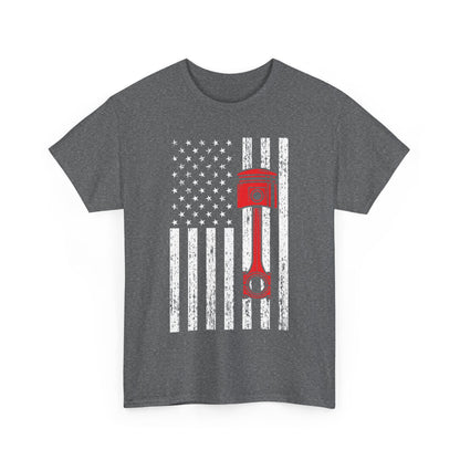 Car Shirt, American Flag Car, Cars Lovers Racing Racer Men Dad Shirt