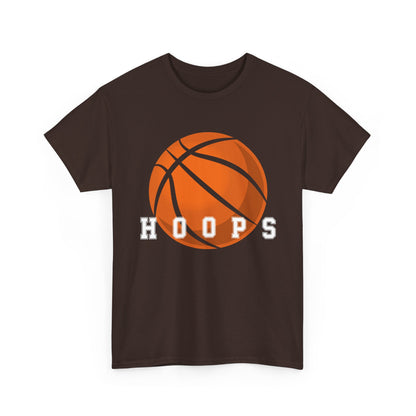 Hoops Basketball T-Shirt, Sports Lovers Basketball Fans, Basketball Player T-Shirt