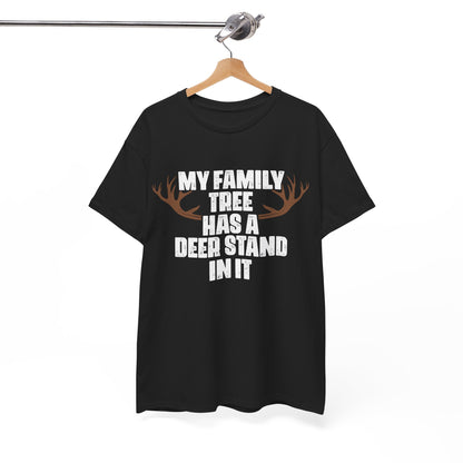 Deer Hunting Shirt, My Family Tree Has A Deer Stand In It Hunting Season Lovers Hunters Funny T-Shirt