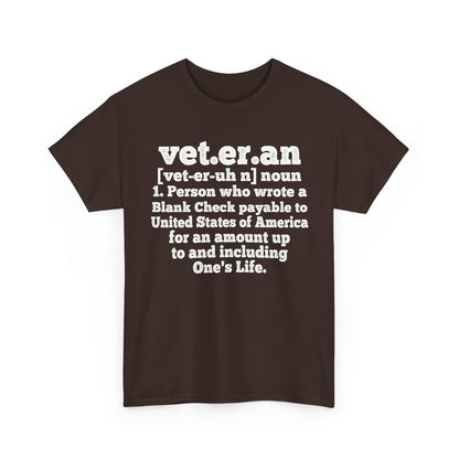 Veteran Definition Shirt, Veteran Dad Grandpa, Veterans Day Patriotic Shirt