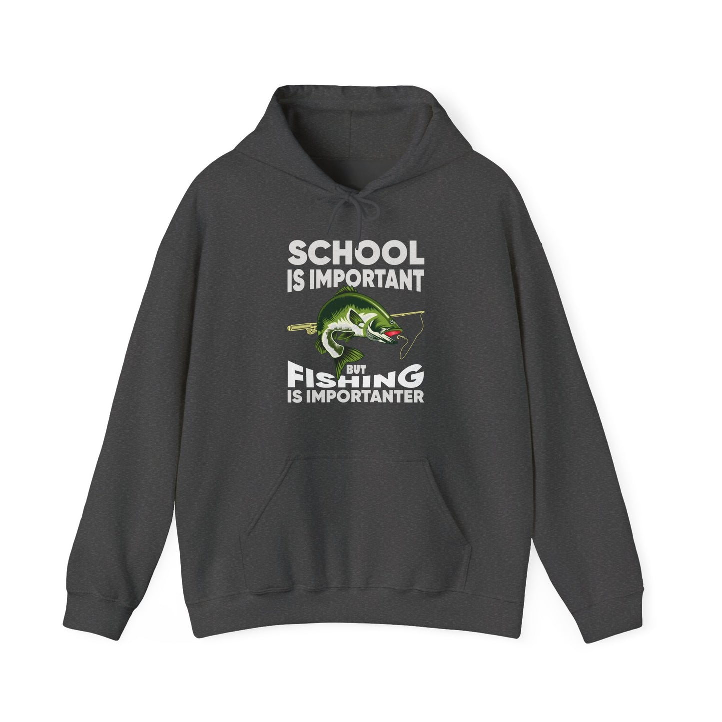 Fishing Hoodie, Fishing Lover Gift Hoodie, School Is Important But Fishing Is Importanter Hoodie