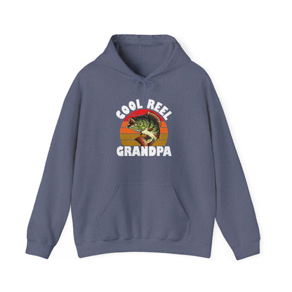 Fishing Hoodie, Cool Reel Grandpa, Fisherman Grandpa, Fishing Season Lovers Gift Hoodie