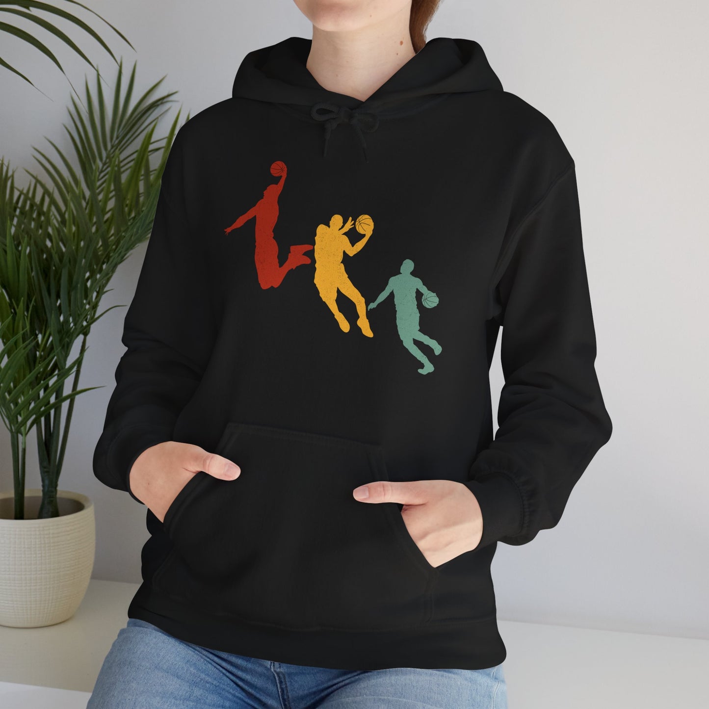 Basketball Player Man Hoodie, Basketball Sports Lovers, Basketball Fans Men Hoodie