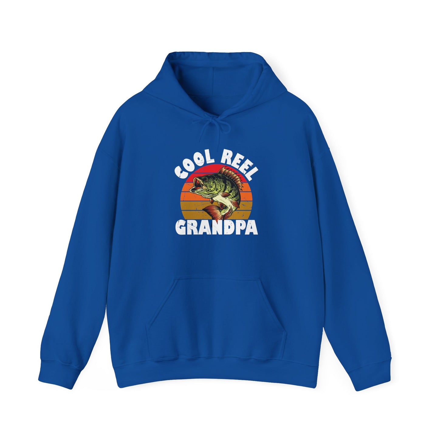 Fishing Hoodie, Cool Reel Grandpa, Fisherman Grandpa, Fishing Season Lovers Gift Hoodie