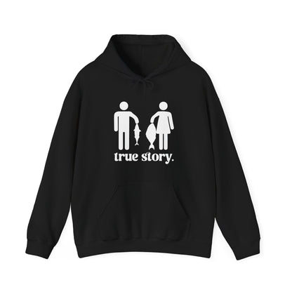 Fishing Hoodie, True Story Fishing, Fishing Season Lovers Gifts Fisherman Hoodie