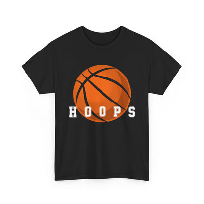 Hoops Basketball T-Shirt, Sports Lovers Basketball Fans, Basketball Player T-Shirt